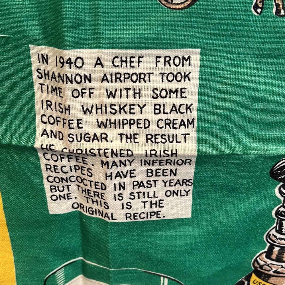 Vintage Irish Tea Towel by Dunmoy. - Picture 10 of 11